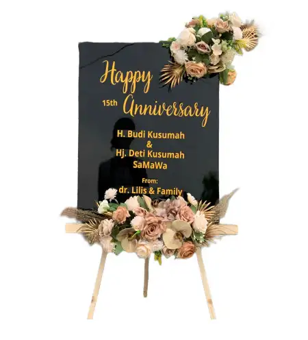 Papan Bunga Akrilik kersamanah