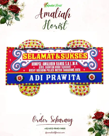 Papan Bunga Ucapan Selamat kersamanah